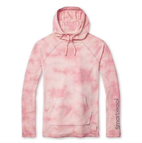 Smartwool Merino 250 Plant Based Dye Logo Hoodie Pink Size XS - Picture 3 of 10